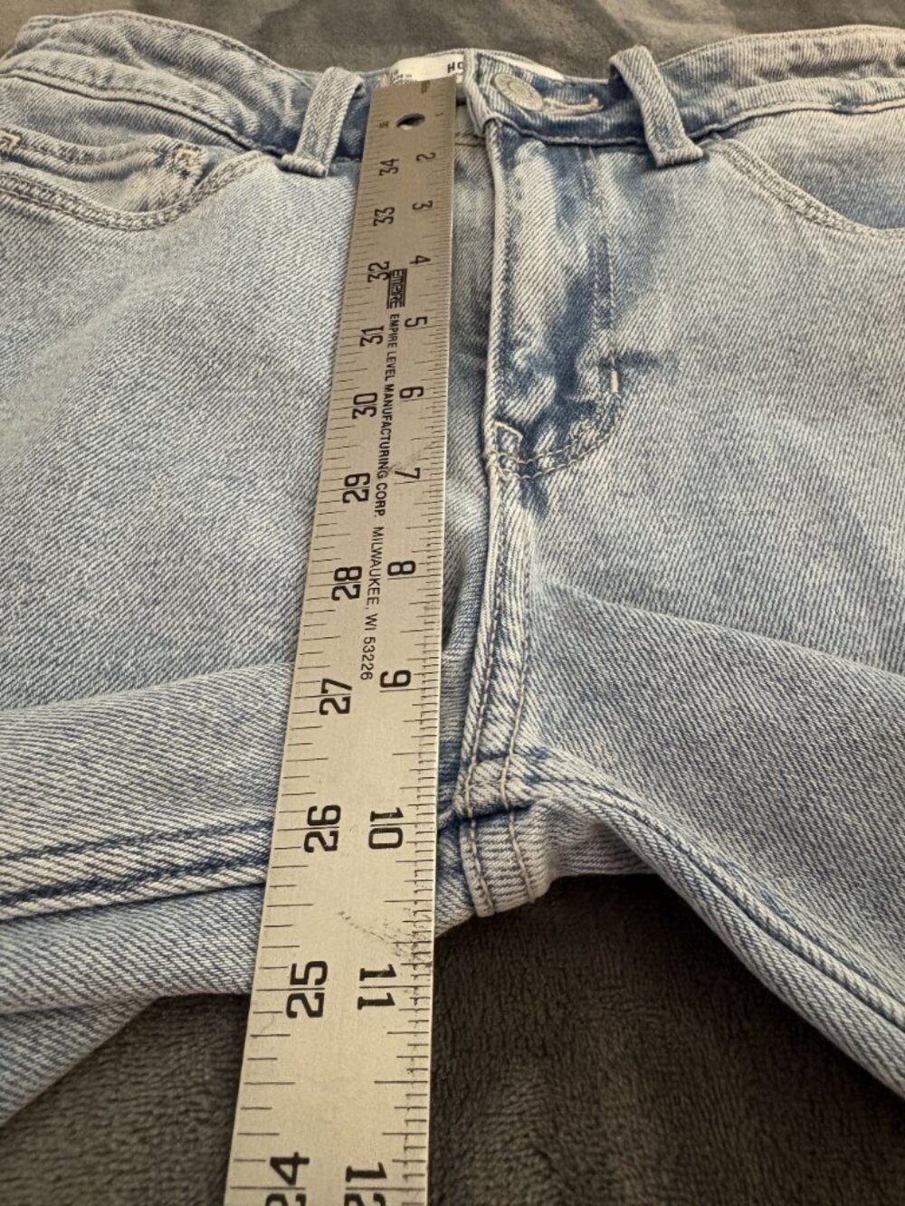 Hollister Pale Blue Flare Jeans - Picture 8 of 9